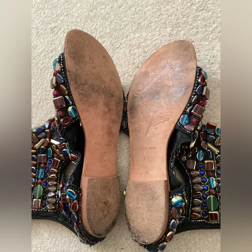 Free People Diamonte Gem Sandal Gladiator Festival Vacation - Picture 4 of 6